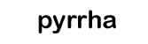 Pyrrha jewelry